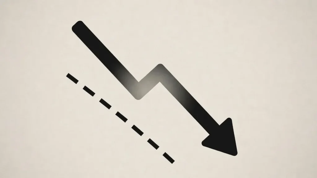 インプレッション数の減少